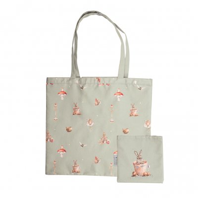 Garden Friends Rabbit, Wren and Mouse Foldable Shopping Bag