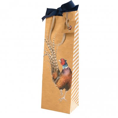 Ready for My Close Up pheasant bottle gift bag
