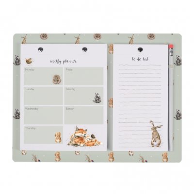 Country animal weekly planner and to do list pad