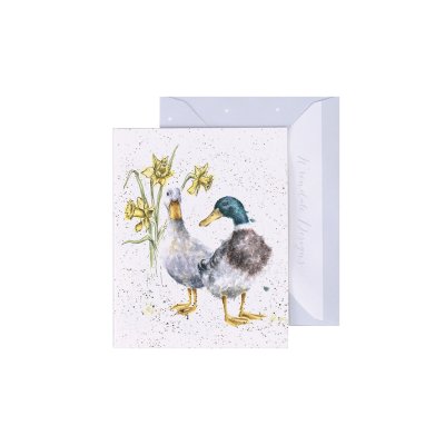 Ducks and Daffodils mini card