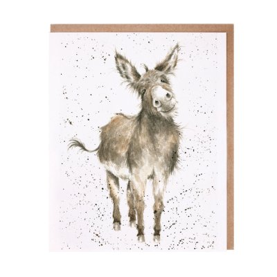 Donkey greeting card