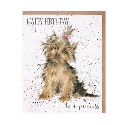 Yorkshire Terrier birthday card