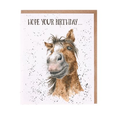 Horse birthday card