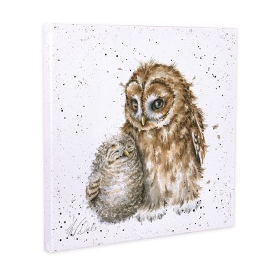 Owl-ways by Your Side owl canvas print