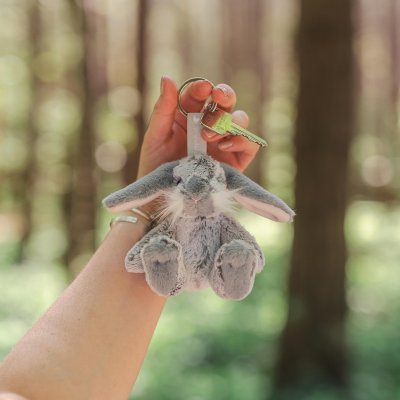 'Rosie' Rabbit Plush Keyring