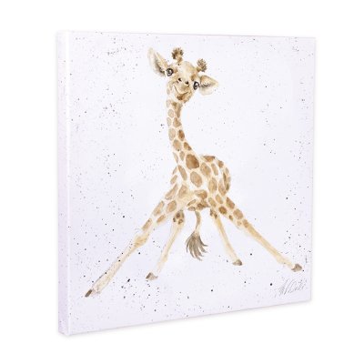 giraffe small canvas print
